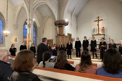 Concert of the Swedish women's choir "Perunika" in the city of Uppsala